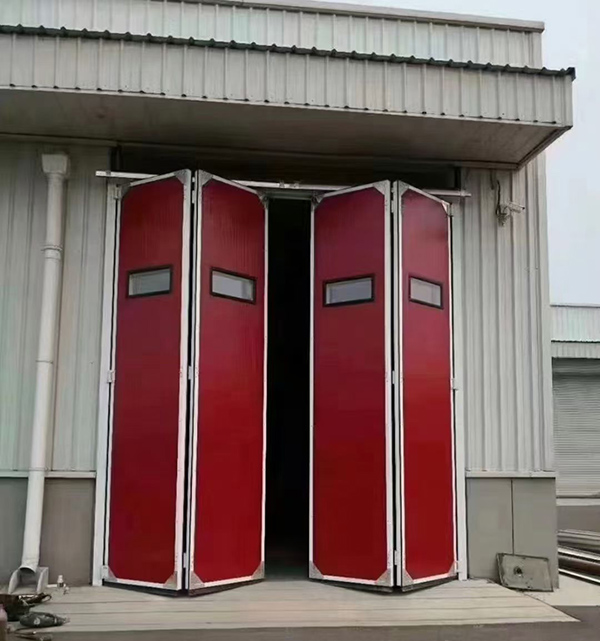 安塞工业折叠门在大型装配车间出入口的应用实例