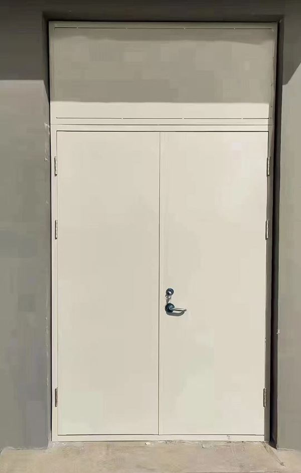 展览馆项目完成大跨度安塞防火门安装