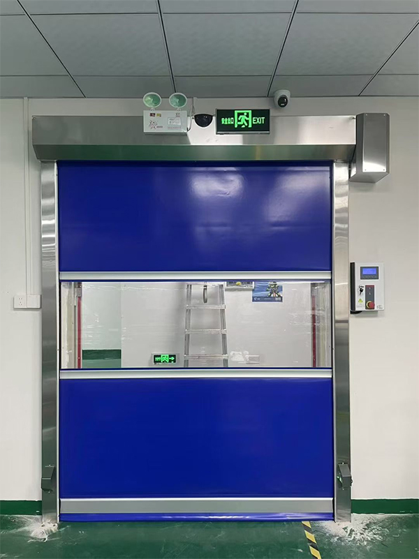 安塞快速安塞卷帘门在冷链物流仓储区的应用实践